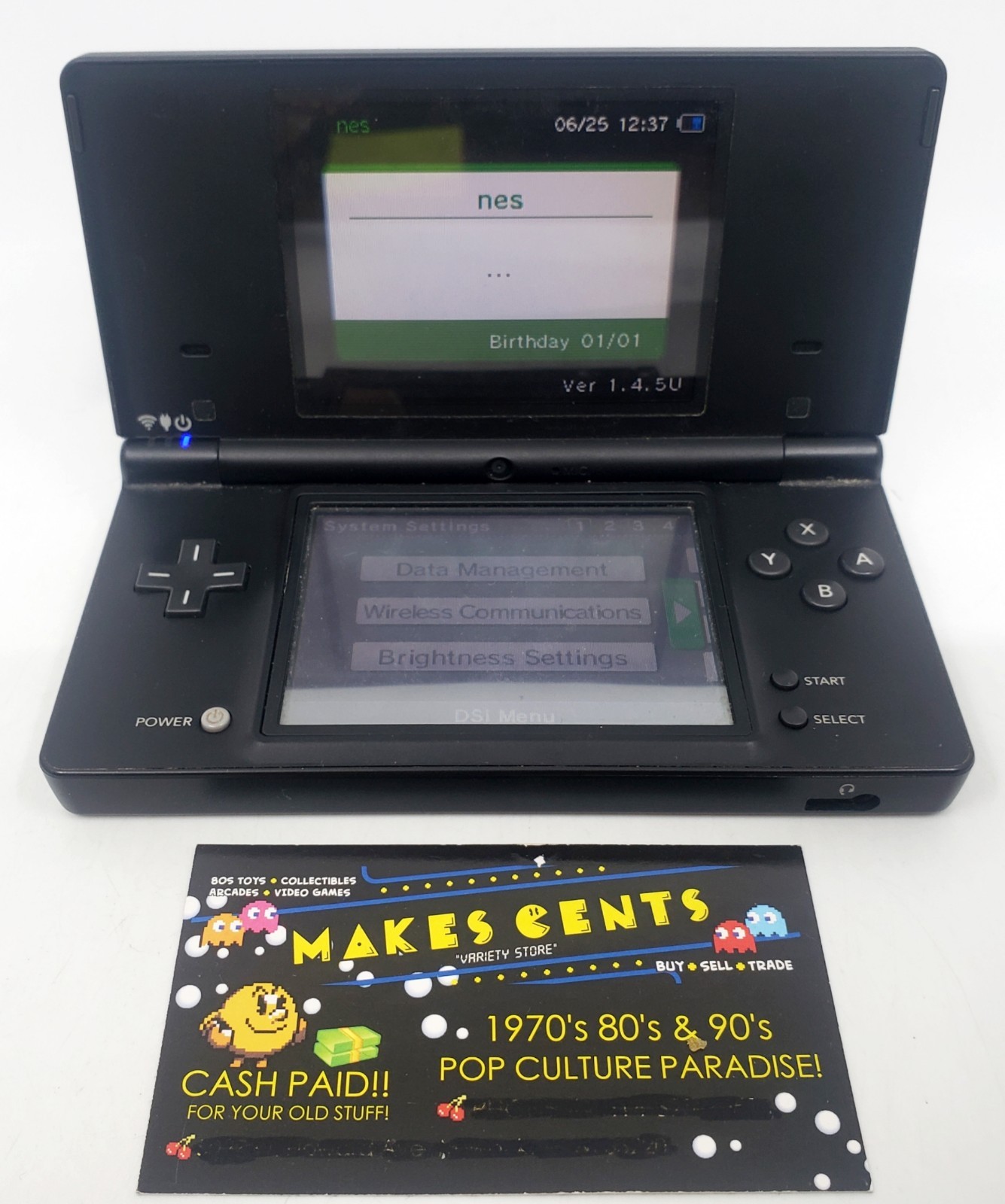 Nintendo DS Lite Cobalt Blue / Black Handheld USG-001 – AS IS – PART / REPAIR