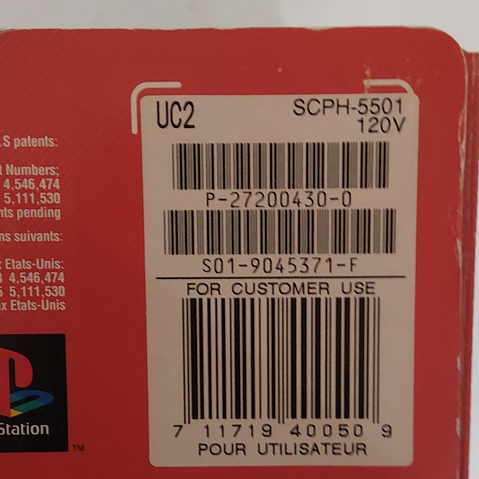 Sony PlayStation SCPH-5501 Gray Console NTSC-U/C Boxed w/ Demo Disc