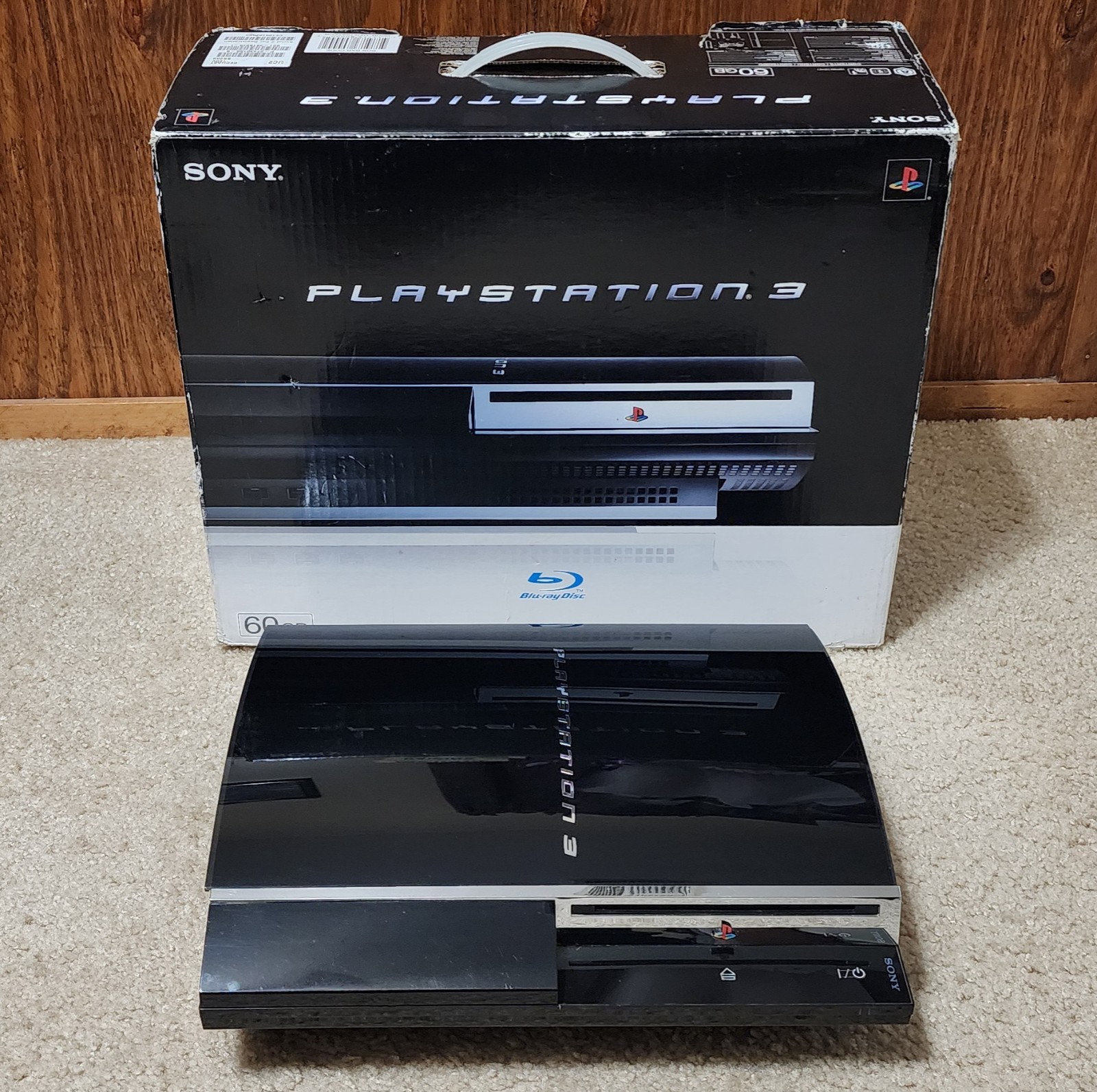 Playstation 3 PS3 Fat #CECHA01 – Backwards Compatible Console 4 Port USB Read!