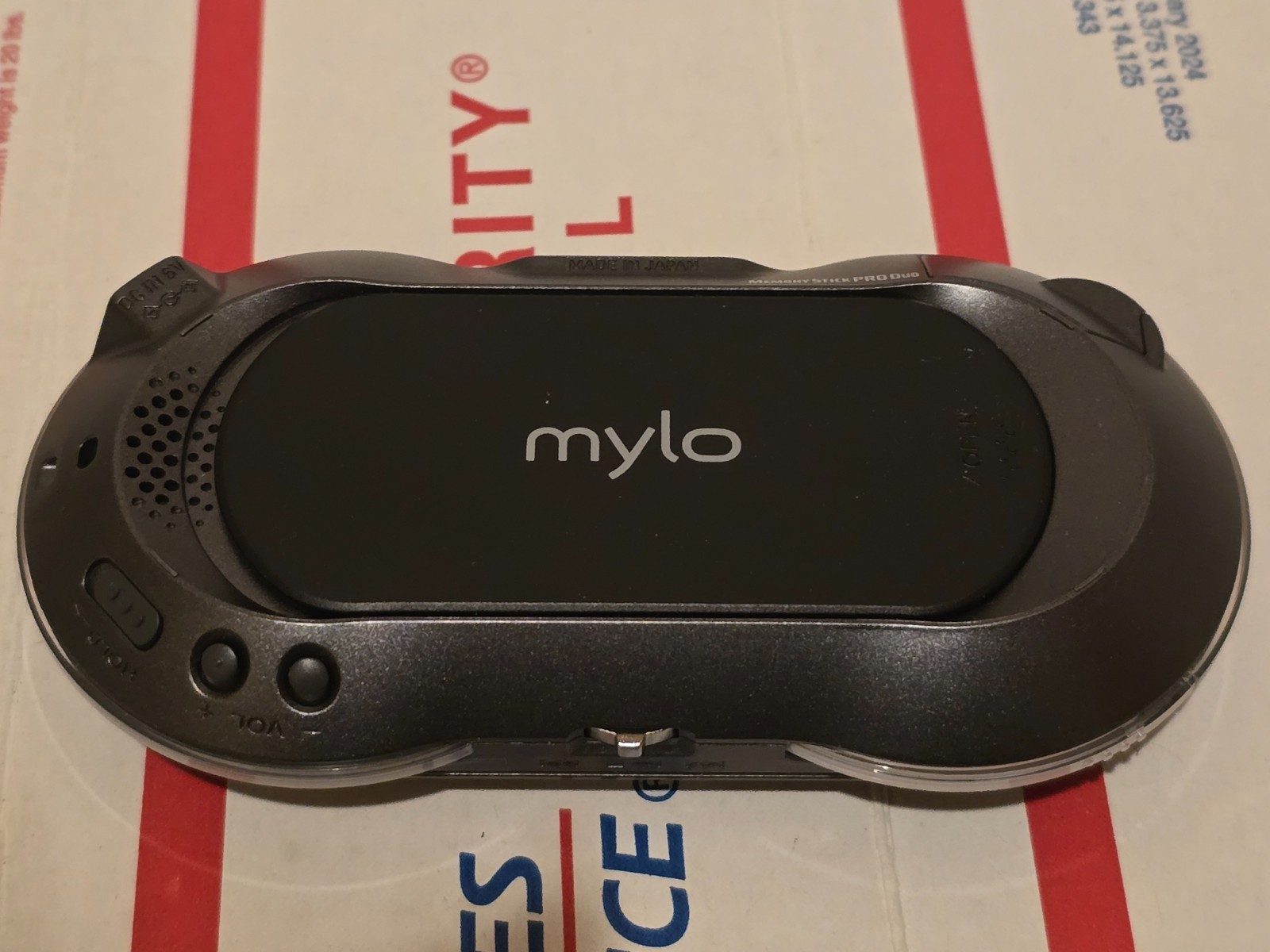 Retro Sony Mylo COM-1 Black Complete Tested w/ Box Charger Manuals Accessories