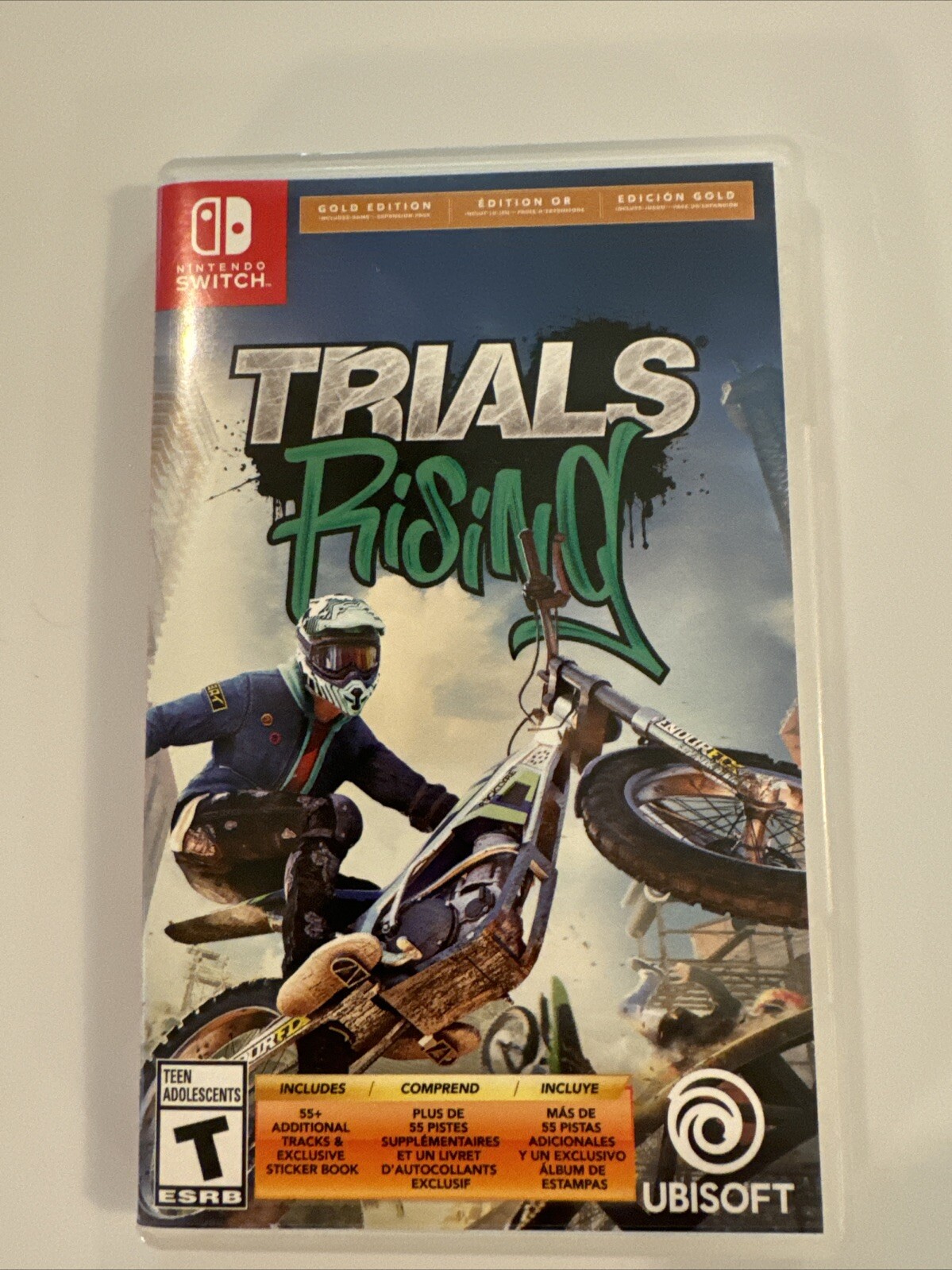 Trials Rising Gold Edition Nintendo Switch CIB Adult Owned DLC Included