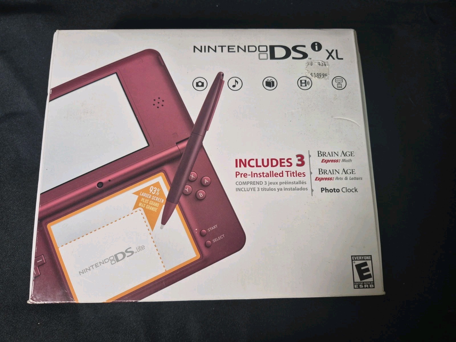 Nintendo DSi XL – Burgundy Red – Handheld Console – Great Condition