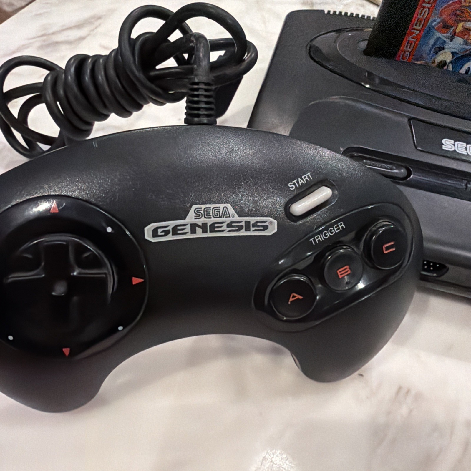 Sega Genesis Model 2 Console System Bundle Cords Controller Sonic Spinball