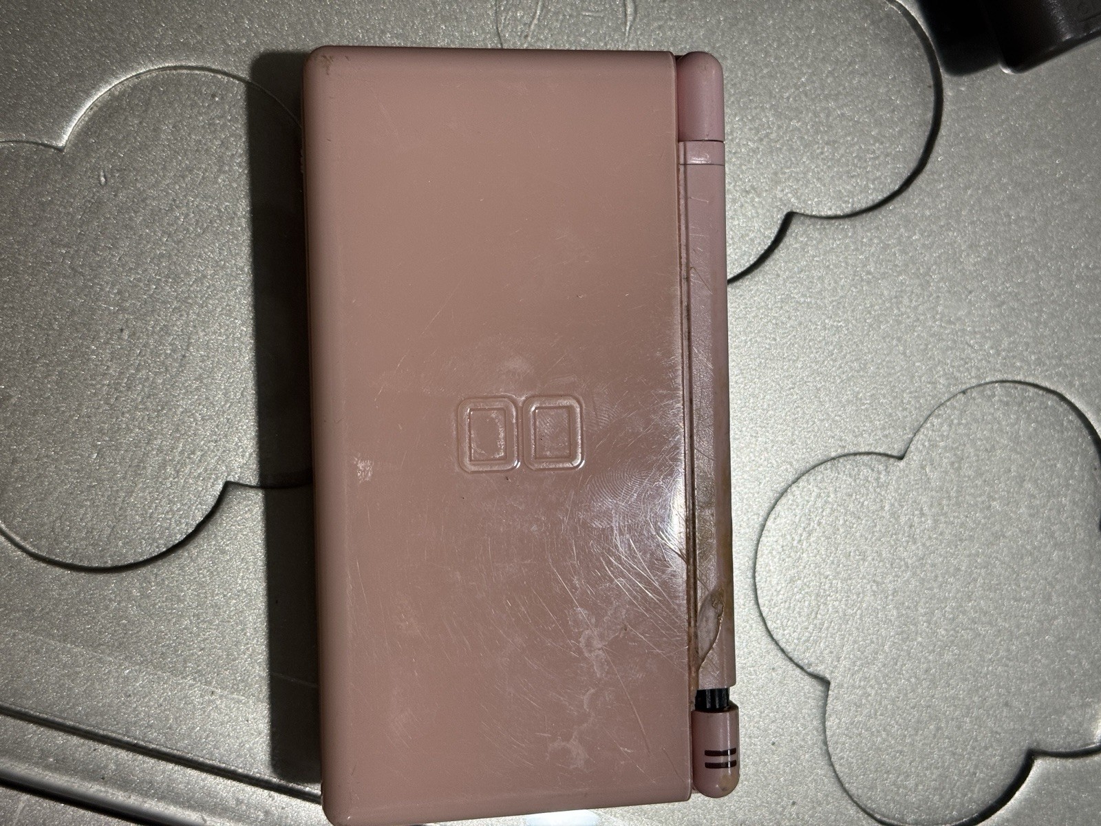 Nintendo DS Lite Console – Coral Pink W Charger And Stylus TESTED