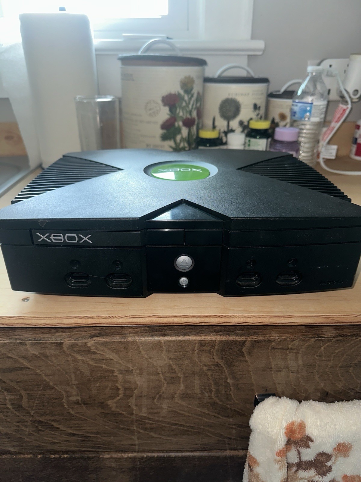 01-06 Xbox Original Console Black w/ Wired Controller, Power & AV Cables