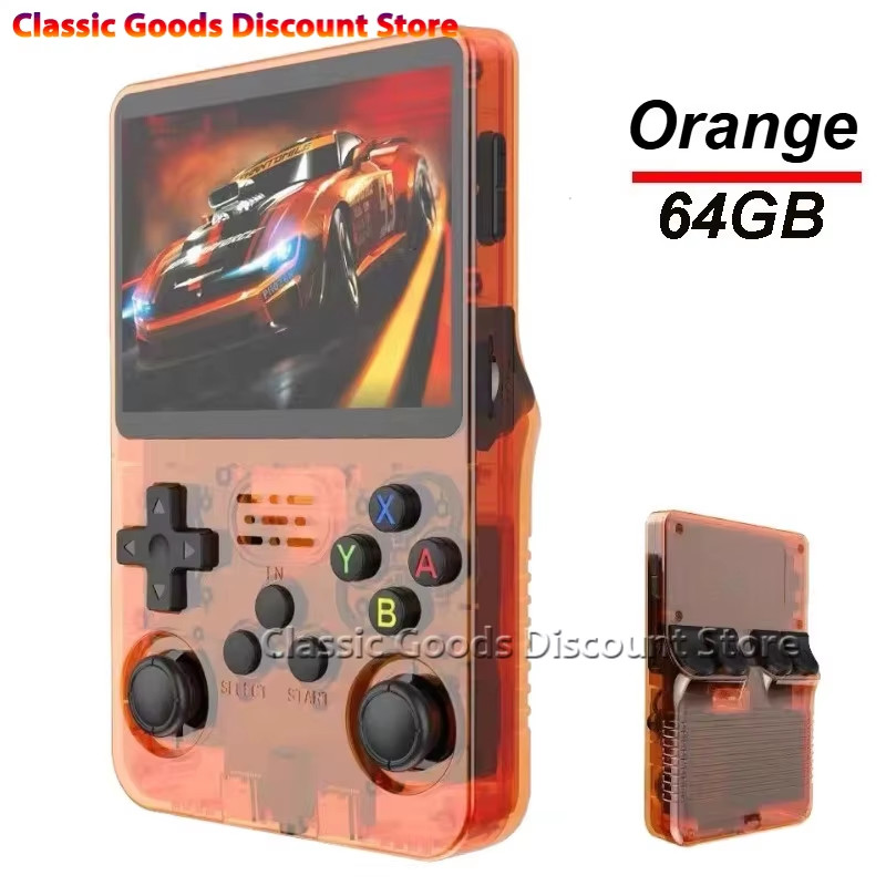 R36S Retro Handheld Video Game Console Linux System 3.5 Inch IPS Screen