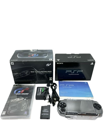 PSP-3000 Gran Turismo Racing Pack w/ Adapter Box Good HP