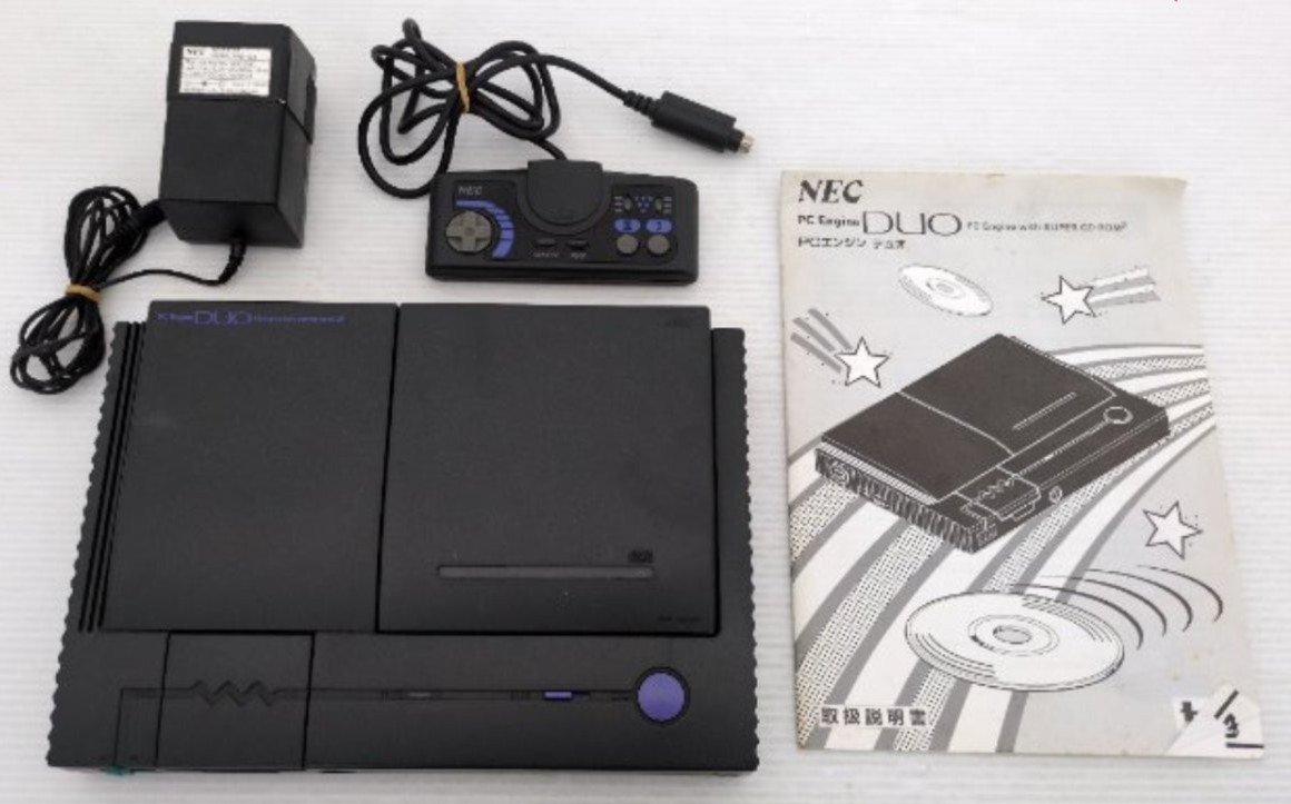 NEC PC Engine Duo PI-TG8 Video Game Console System Region Free CD-ROM Tested
