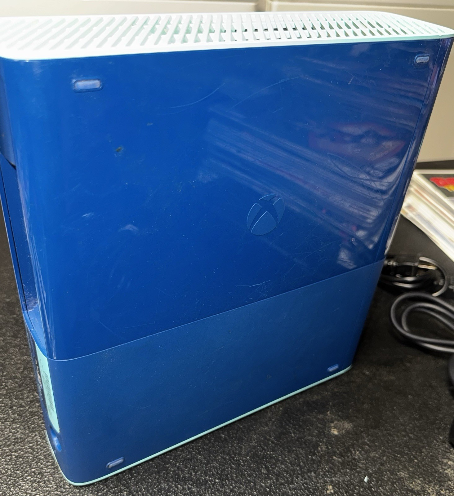 Microsoft Xbox 360 500GB Console Blue Call Of Duty Edition No Controller Tested