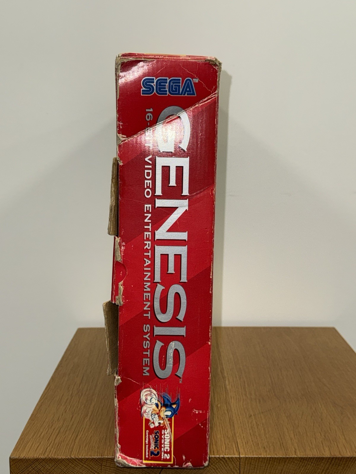 SEGA Genesis Model II System 2 Complete in Original Box Sonic Included & TESTED