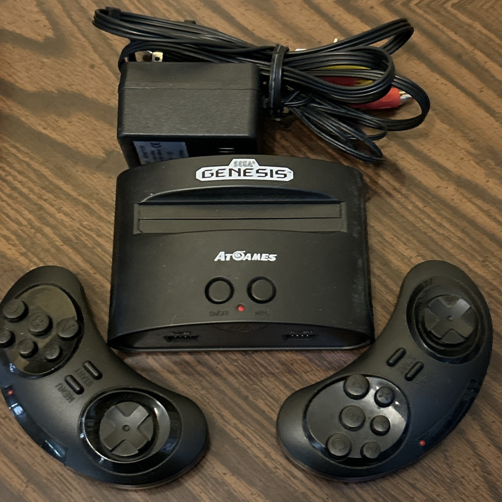 AtGames Sega Genesis Classic Mini Console 80 Built-in Games 2 Controllers Tested