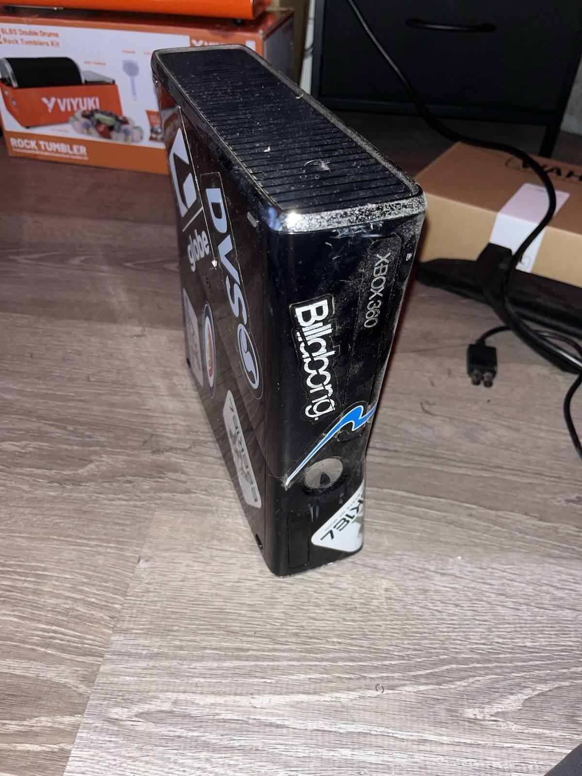 Microsoft Xbox 360 Black Home Console HDMI USB Ethernet