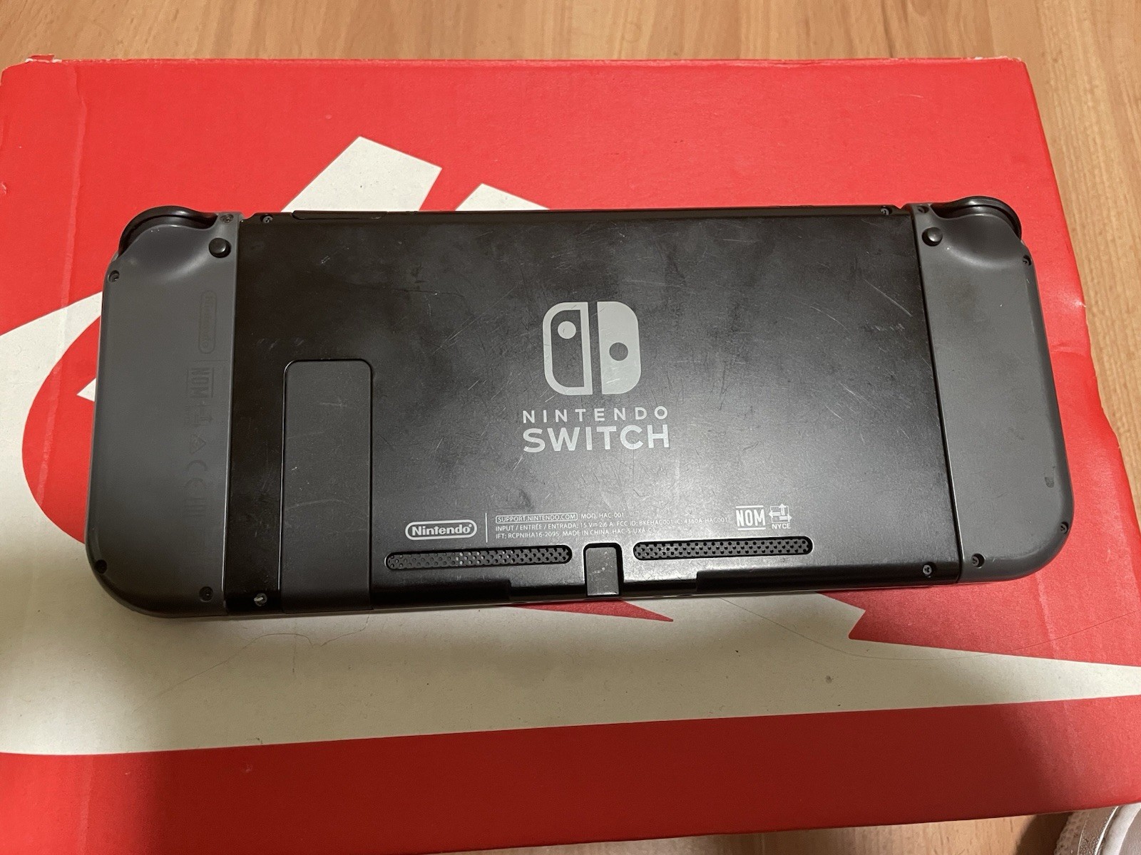 Nintendo Switch Black Wi-Fi Handheld Console USB-C Headphone Jack HAC-001