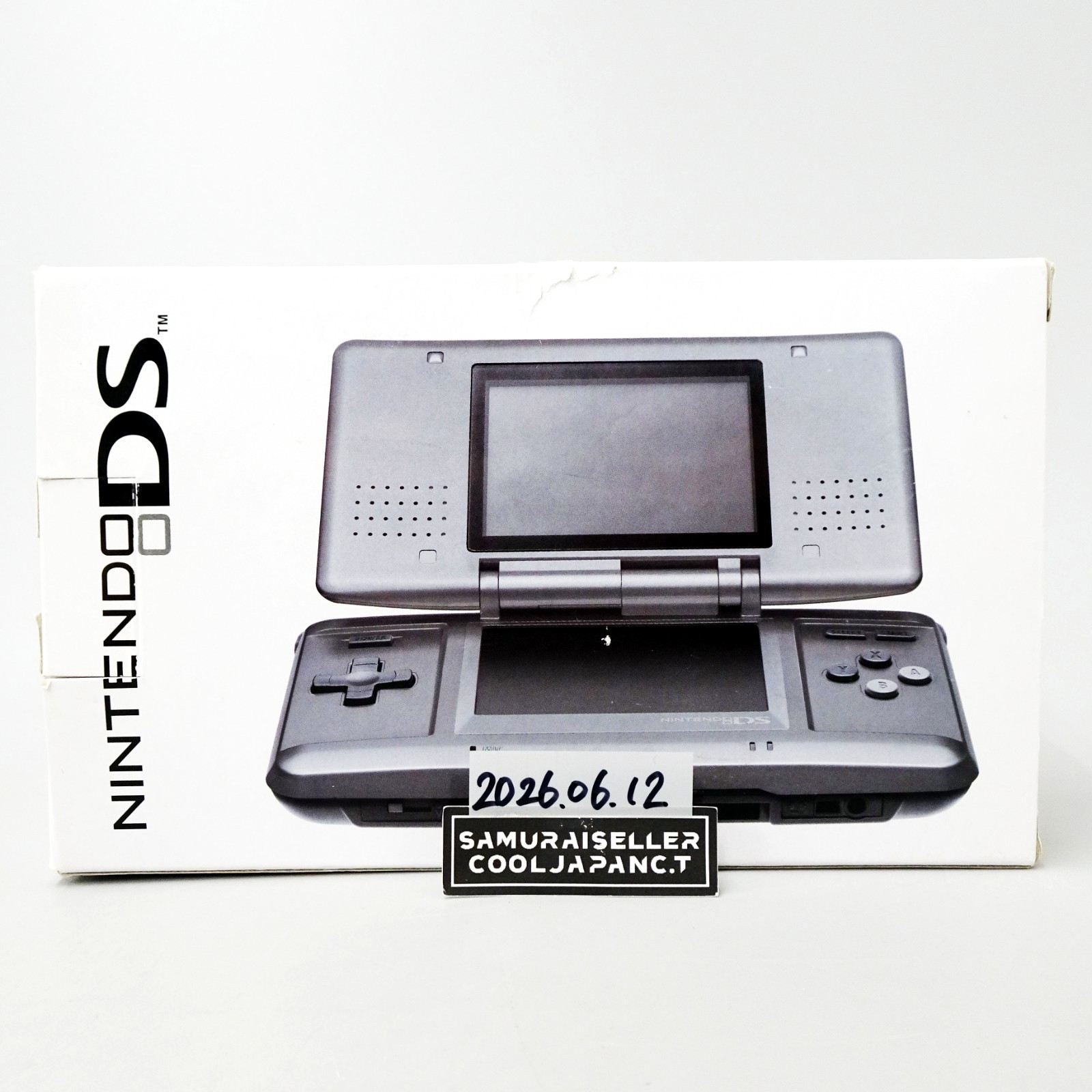 Nintendo DS Launch Edition Graphite Black Handheld Console System Japan NEW