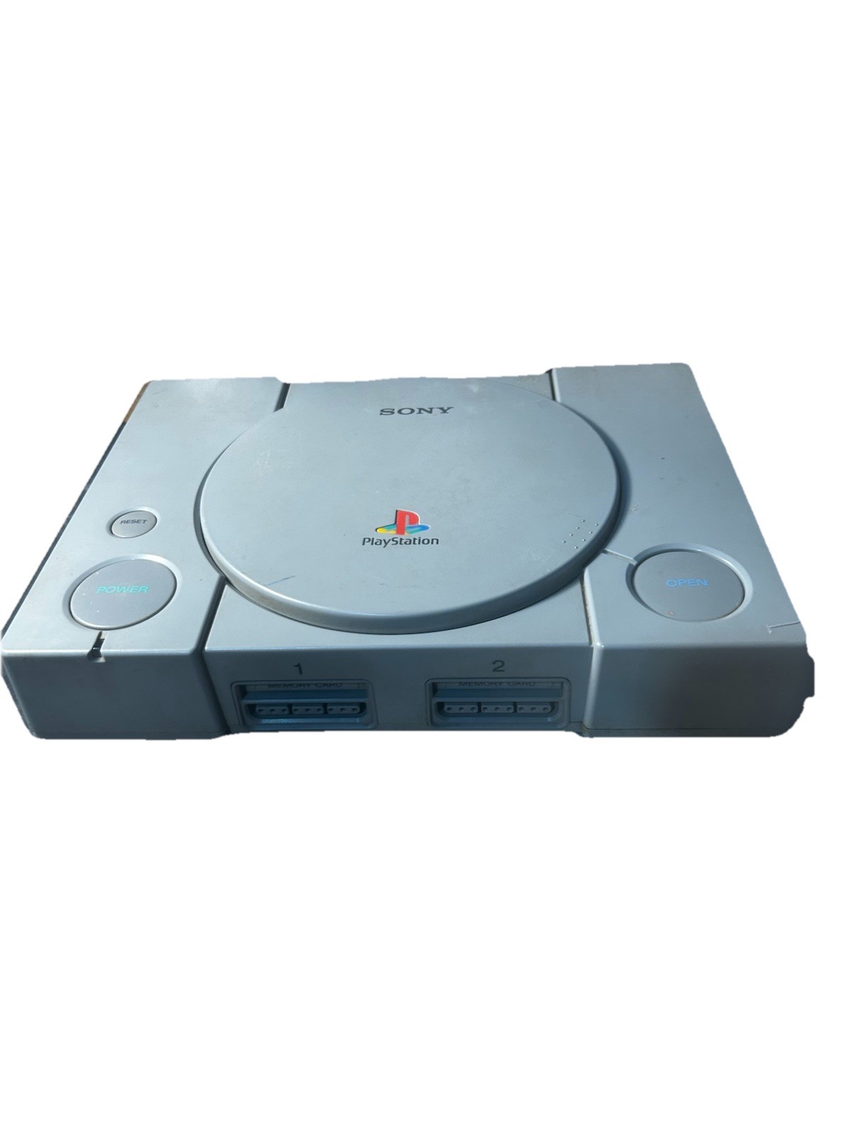 Sony PlayStation 1 SCPH-7501 Gray Console AV Multi Out Memory Support NOT TESTED
