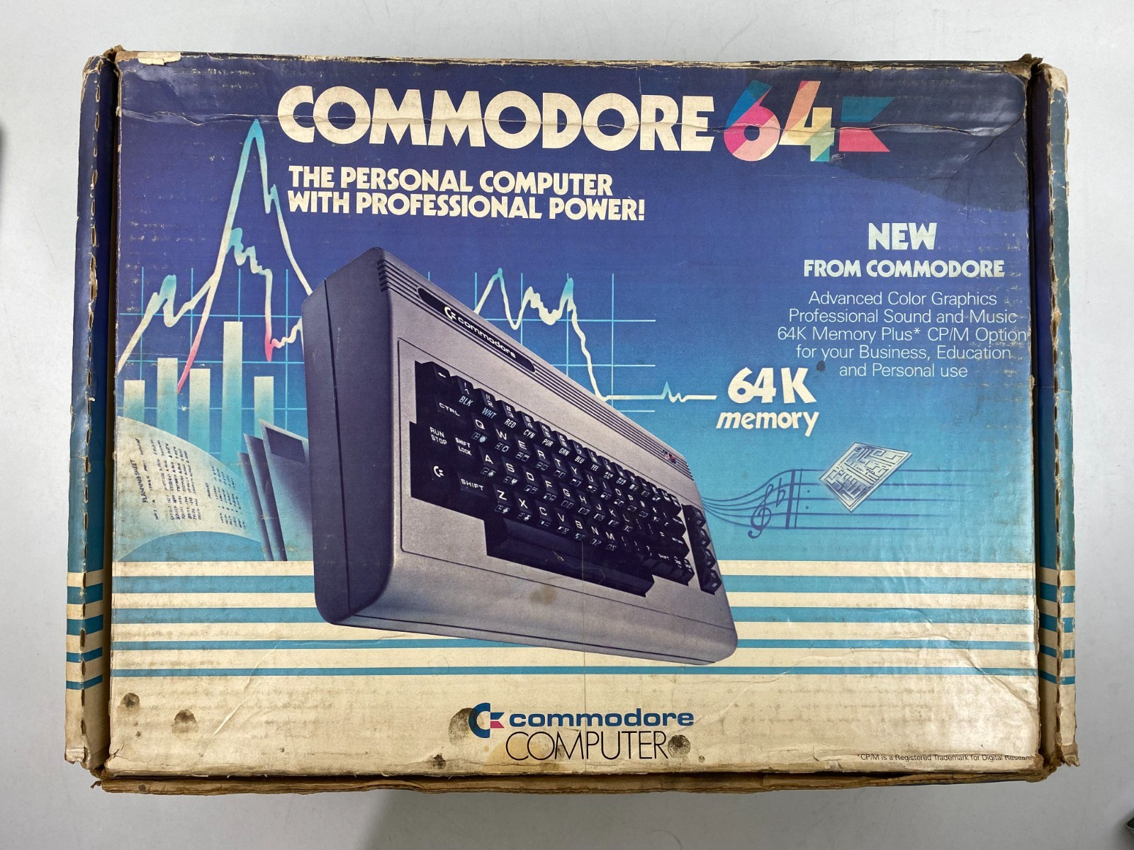 Vintage Commodore C64C Personal Computer System Game NTSC Boxed