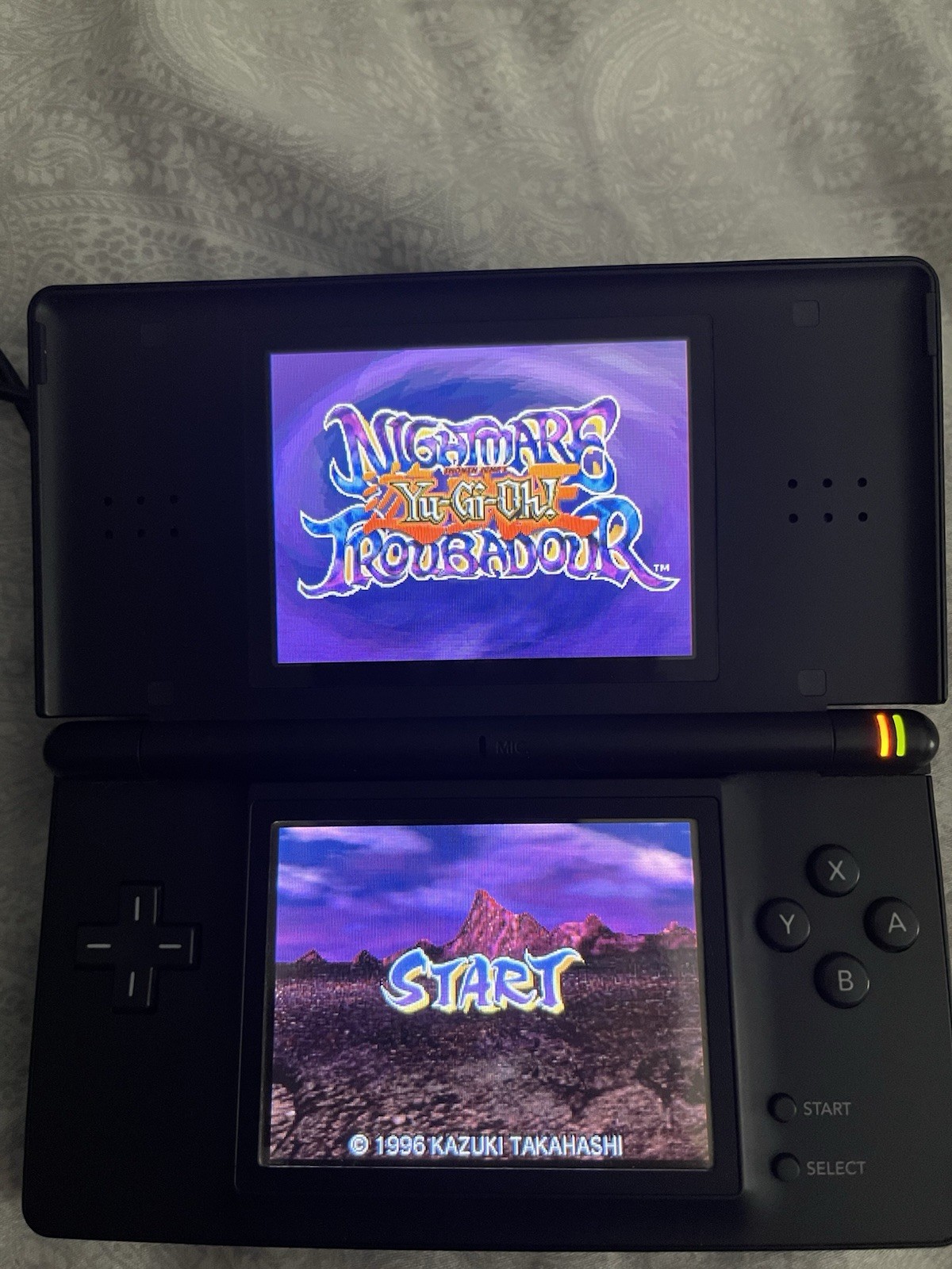 Nintendo DS Lite Handheld System Black With Box And Everything( Region Free)