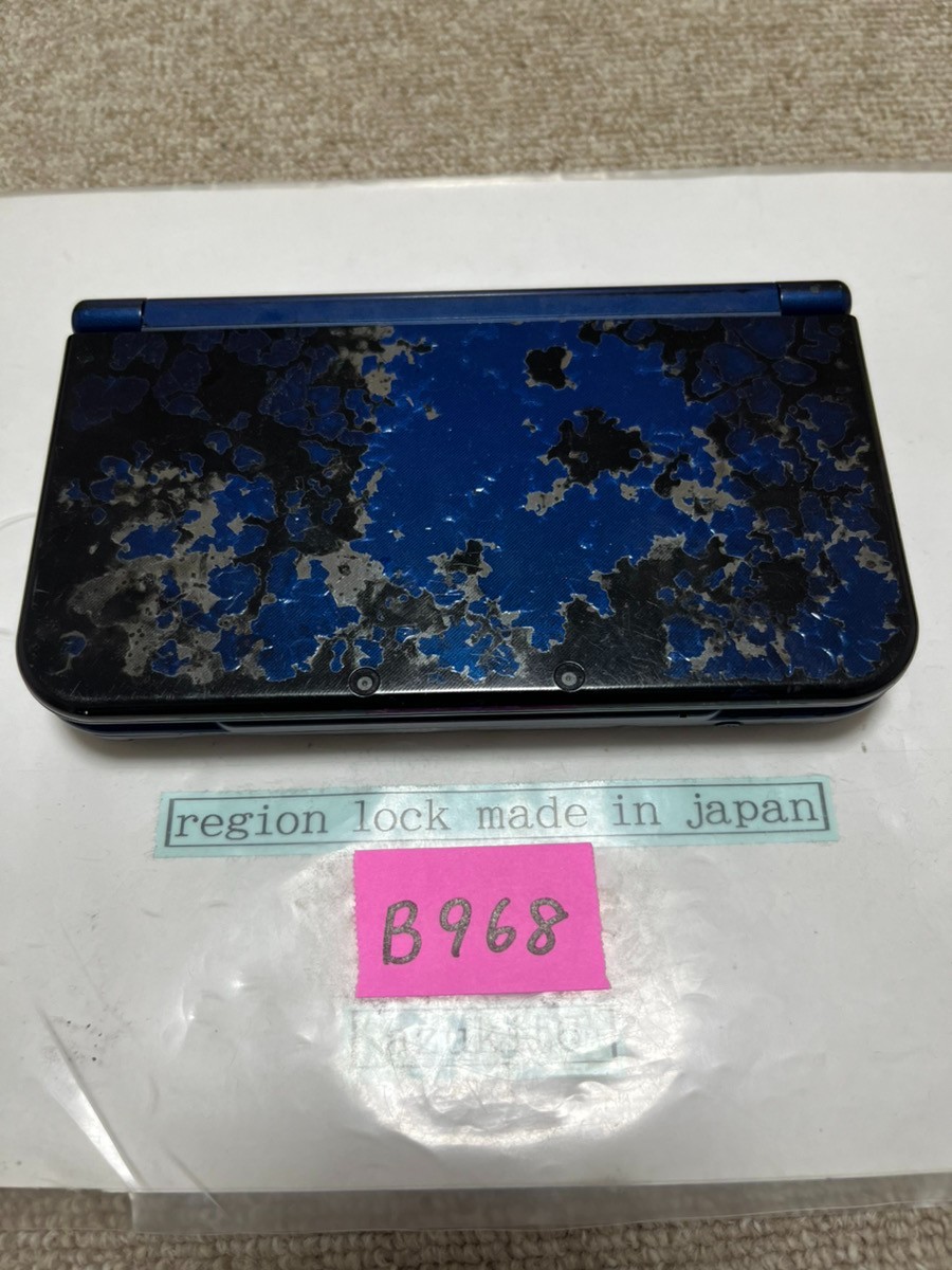 New 3DS LL XL Metalic blue Japan Nintendo Console region Japanese B968