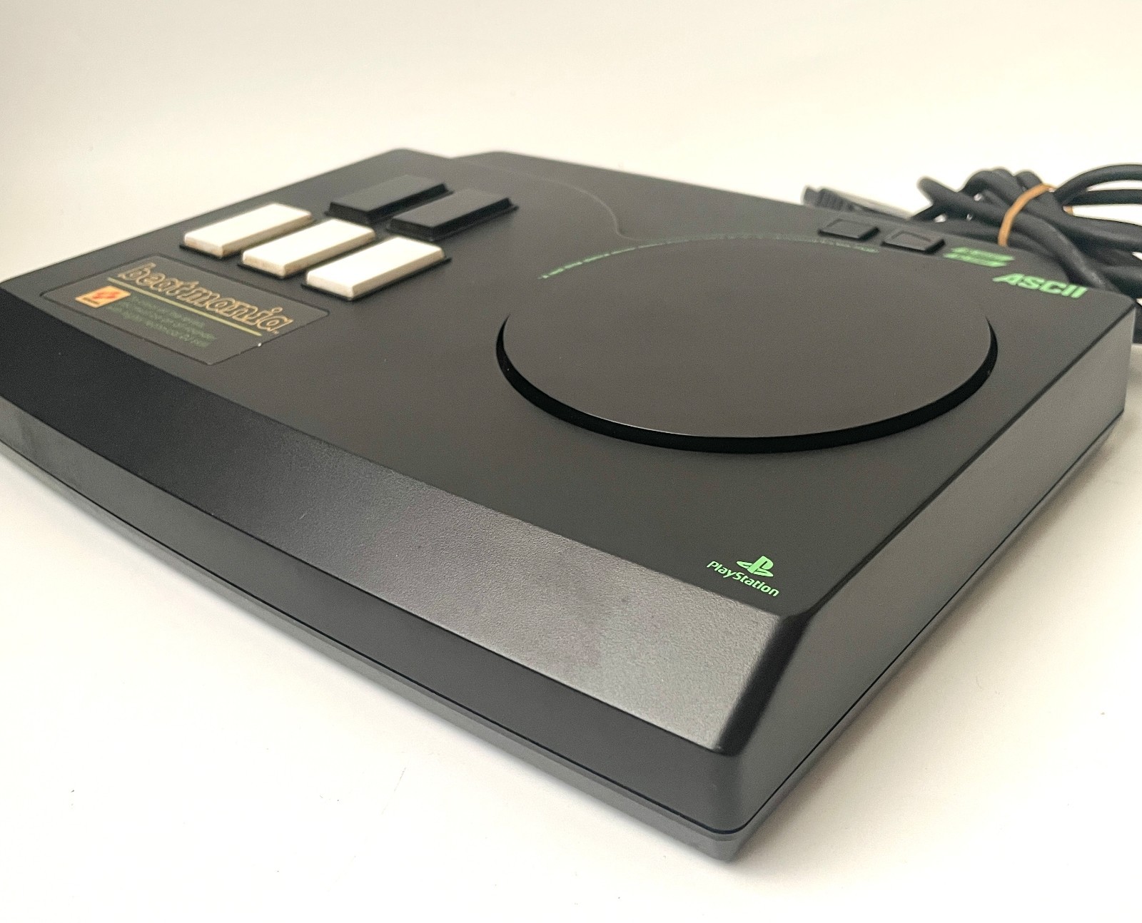 Beatmania Controller ASCII ASC-0515BM PS1 w/Box Beatmania 3 Games Konami Set