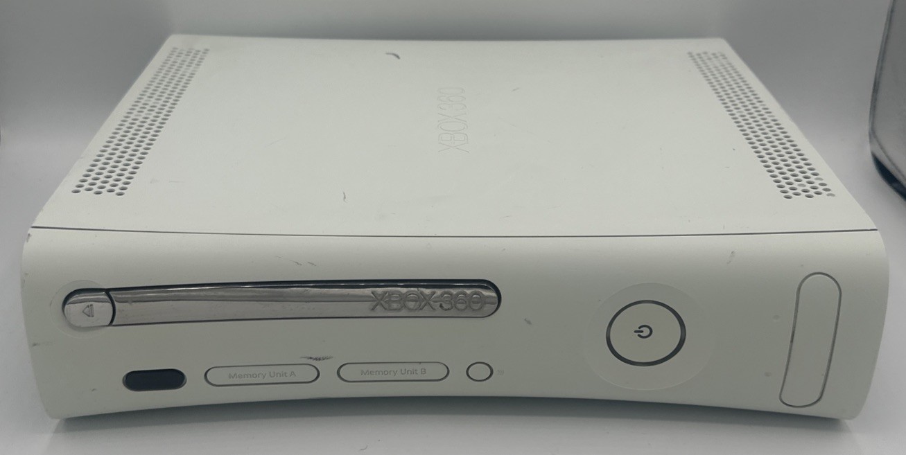 Microsoft Xbox 360 60GB White Console PARTS ONLY NOT TESTED