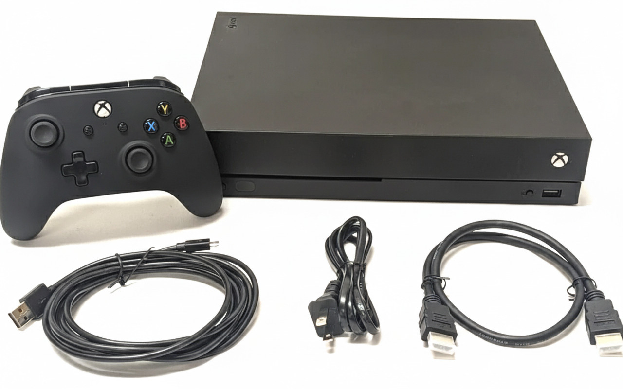 Microsoft XBox One X 1TB Console Bundle | Black | VERY GOOD | REFURBISHED |