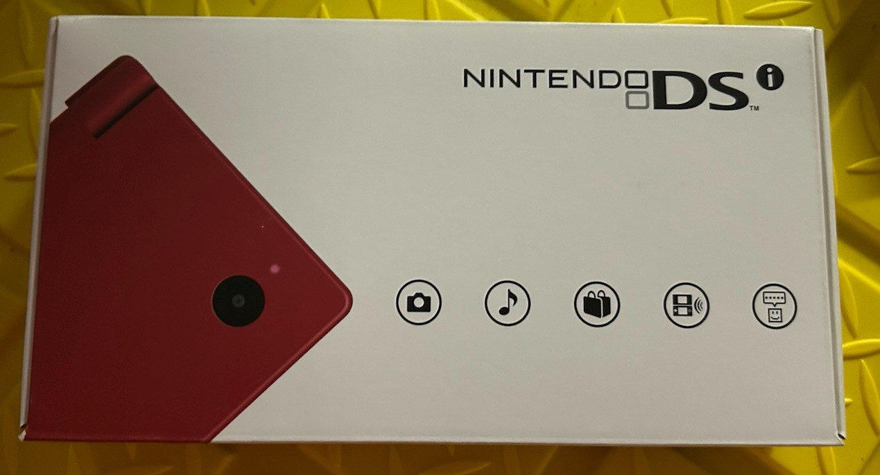New Nintendo DSi Glossy Red USA – Brand New & Factory Sealed