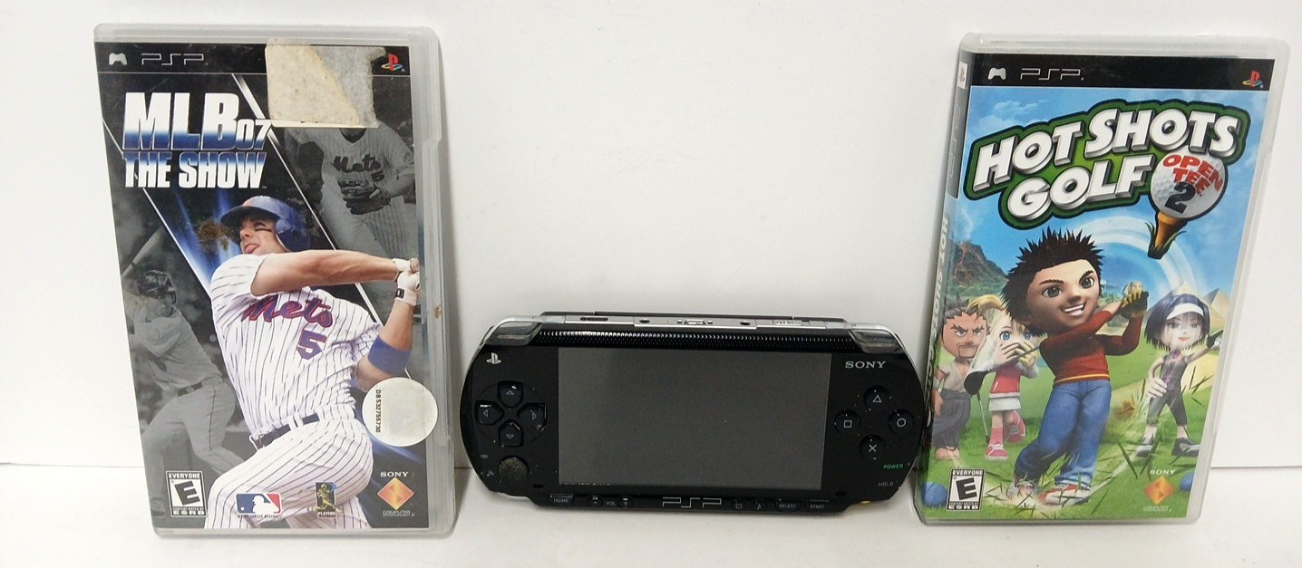 Sony Playstation Portable PSP -1001 System Ex Physical Condition w/ 2 Games