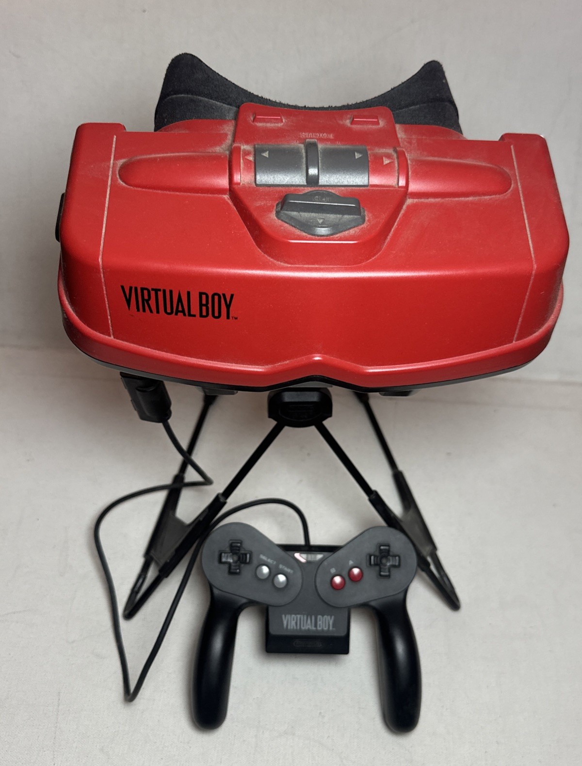 Nintendo Virtual Boy w/ Controller Authentic Untested (Ex Cond)