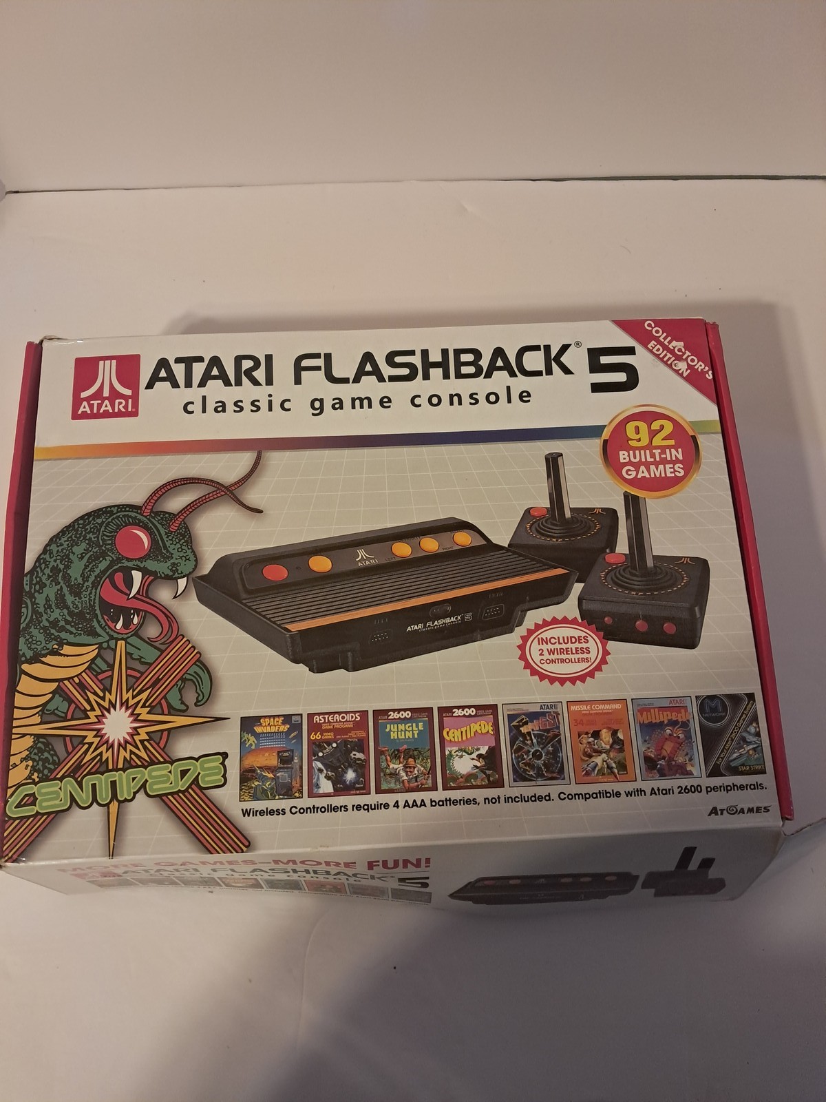 Atari Flashback 5 Classic Game Console Collector’s Edition 92 Built-In Games New
