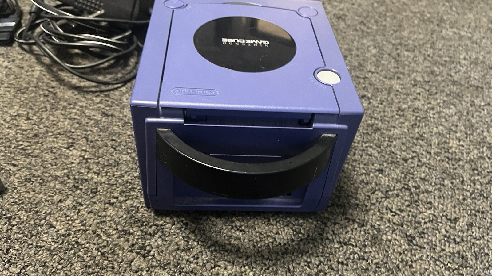 Nintendo GameCube Purple Console Bundle w/ Controller, Cables, NBA Live 06, LEGO